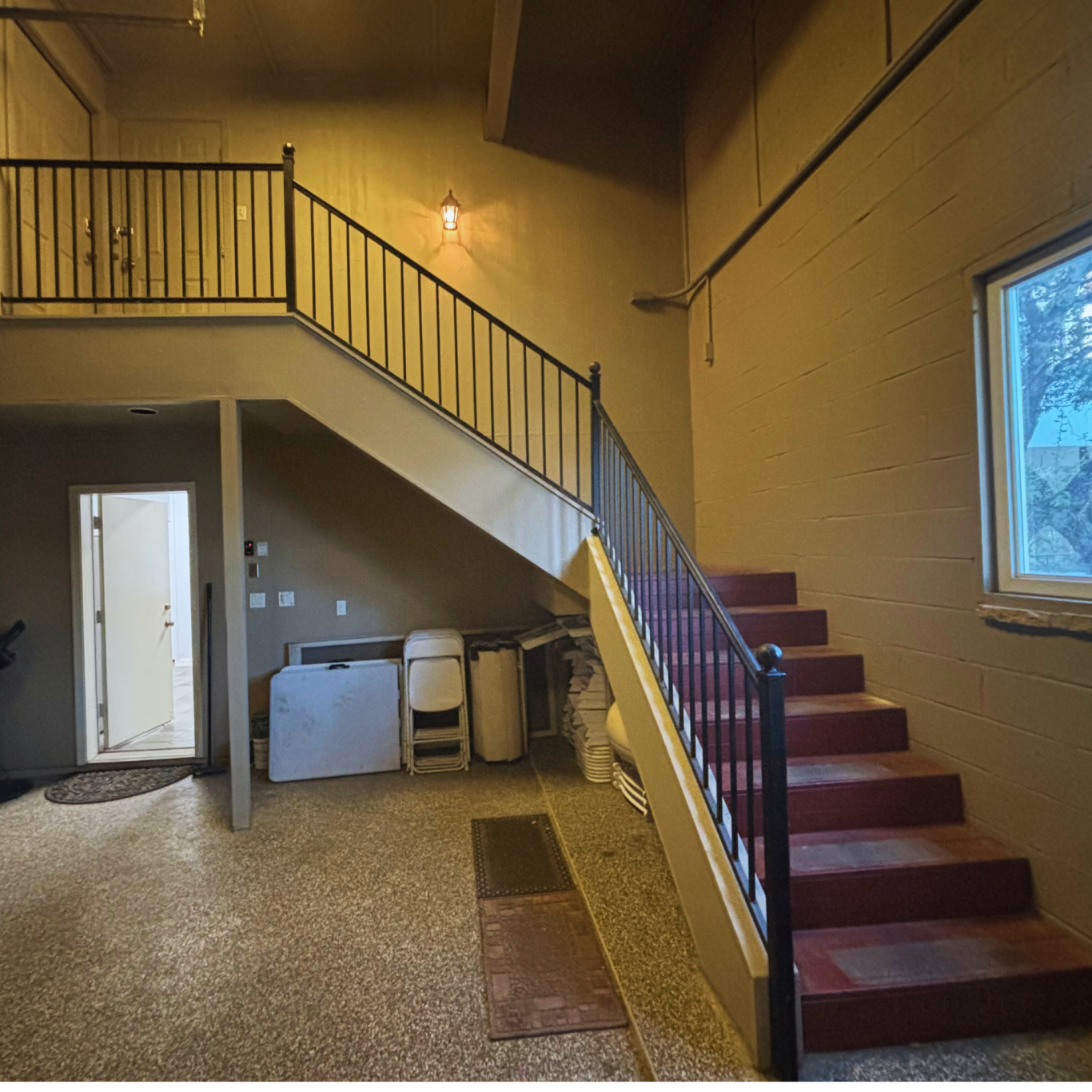 Stairs from Garage to main living areas