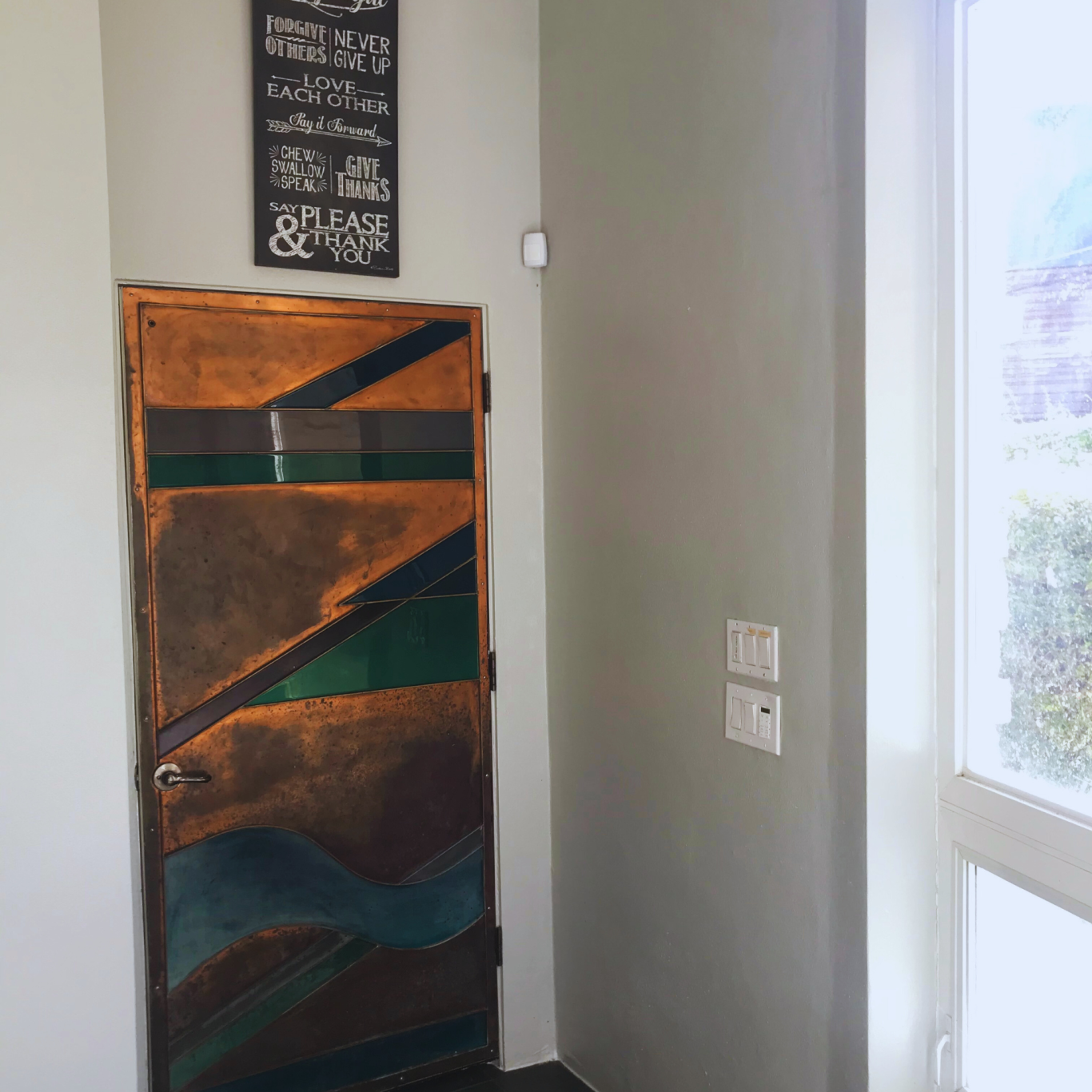 Elevator door on 1st Floor