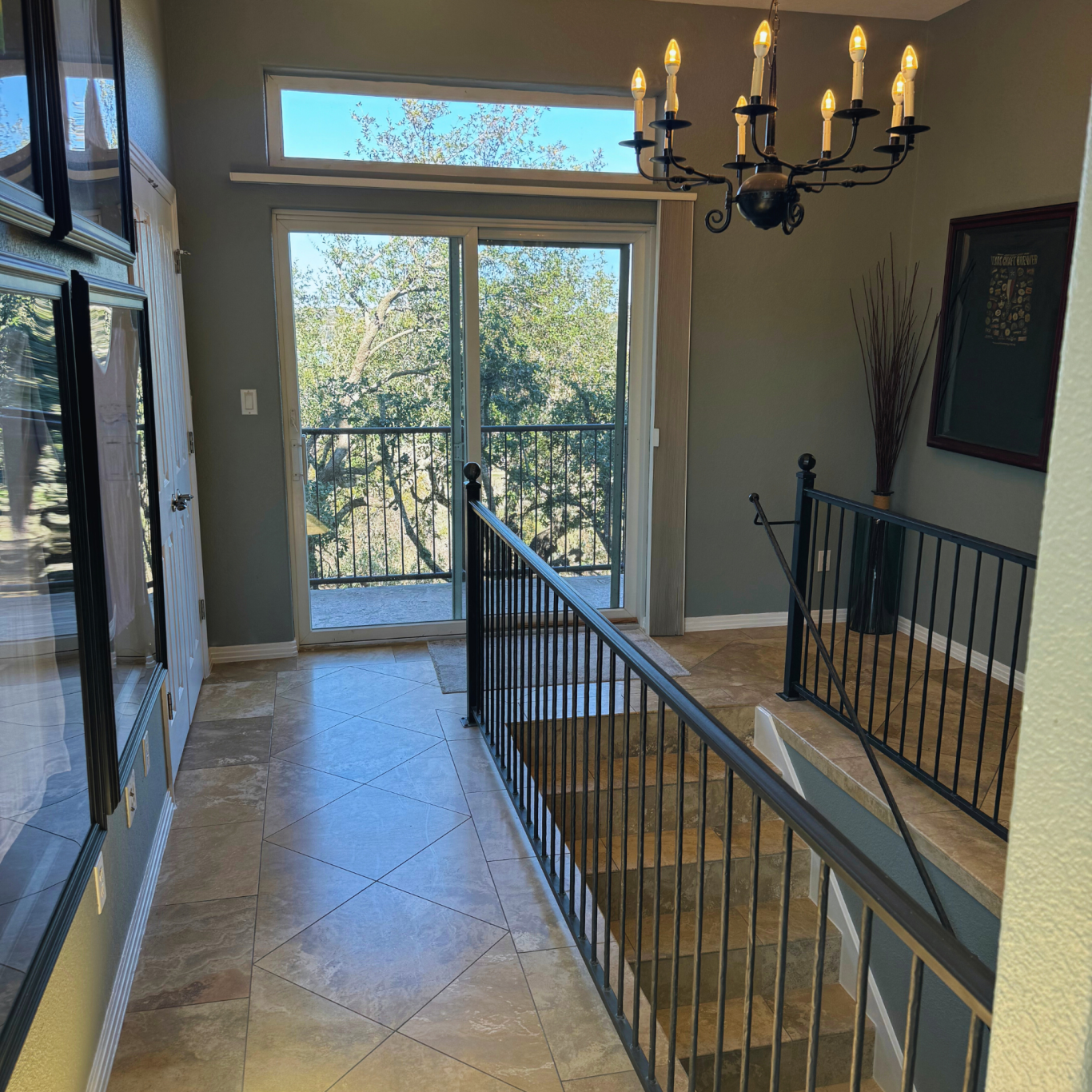 Stairs from 2nd floor to garage